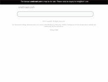 Tablet Screenshot of onetrvael.com